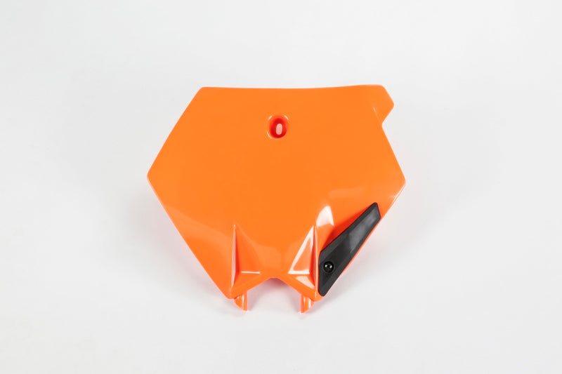 UFO Front Number Plate Orange KTM