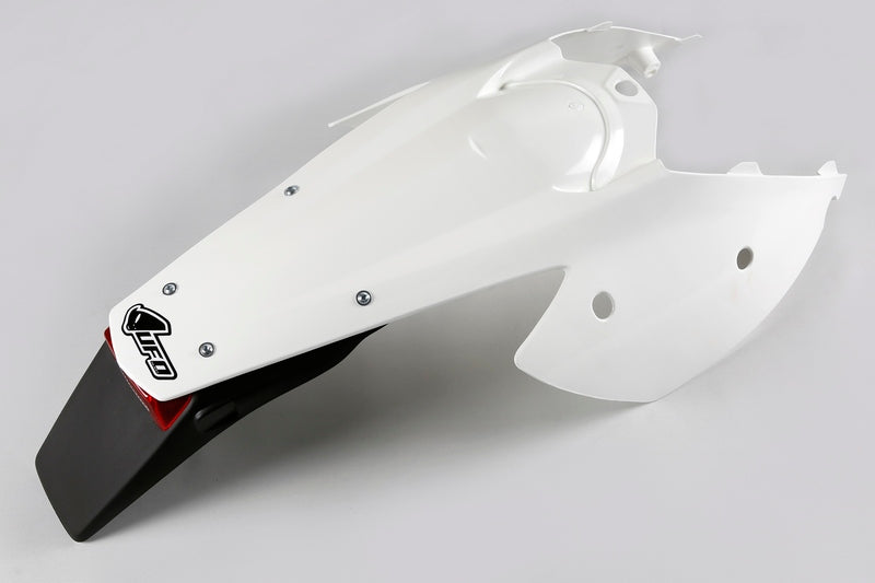 UFO Rear Fender + License Plate Holder /w Light White KTM