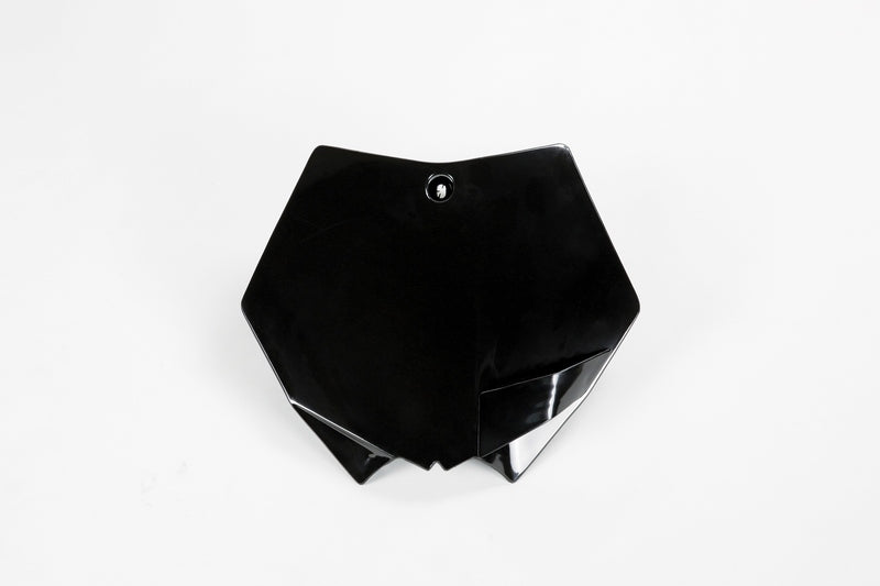 UFO Front Number Plate Black KTM