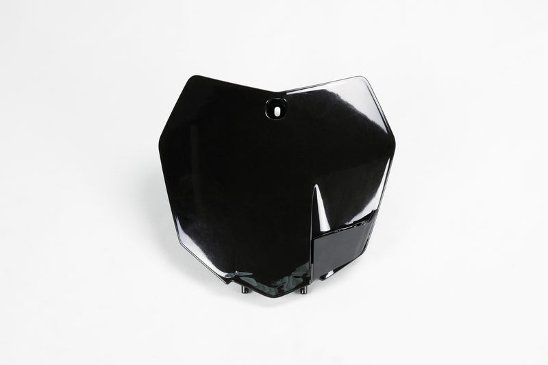 UFO Front Number Plate Black KTM