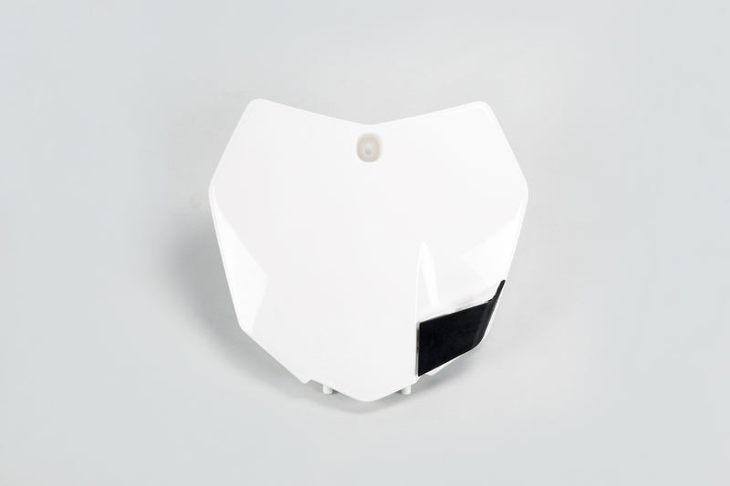 UFO Front Number Plate White KTM