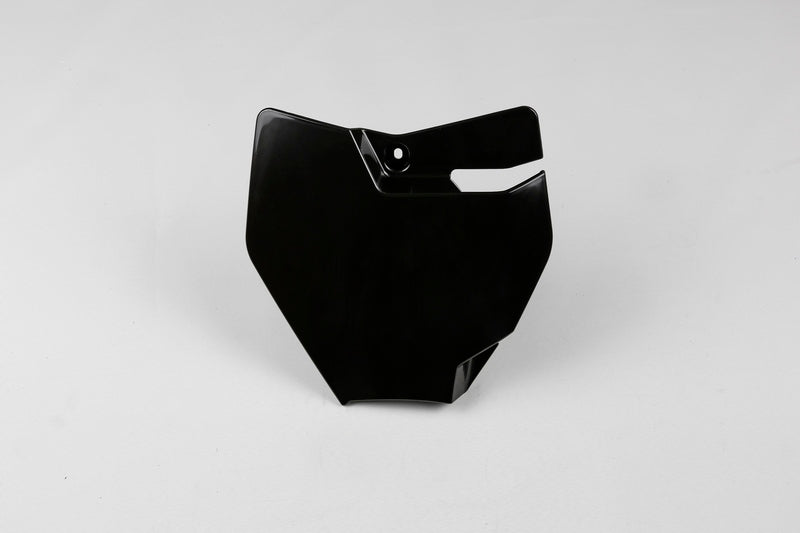 UFO Front Number Plate Black KTM SX65