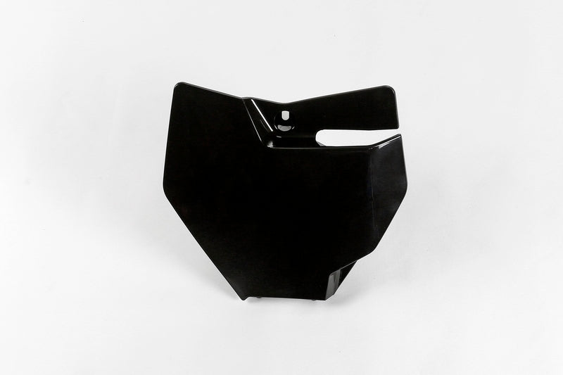 UFO Front Number Plate Black KTM SX85