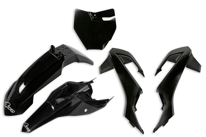 UFO Plastic Kit Black KTM SX 65