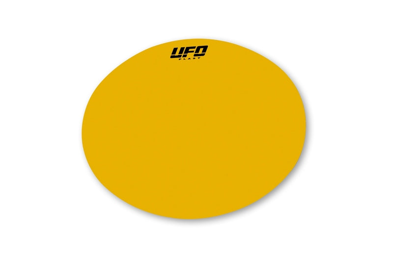 UFO Oval Adhesive Plates Yellow