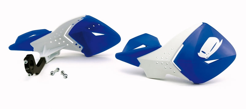 UFO Escalade Handguards Blue/White