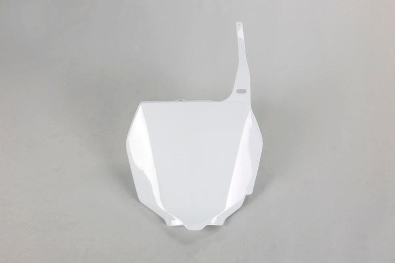 UFO Front Number Plate White Suzuki