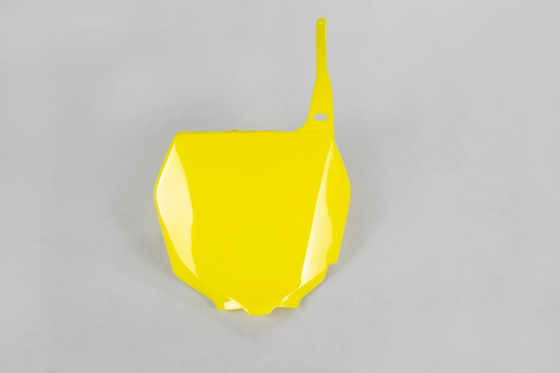 UFO Front Number Plate Yellow Suzuki
