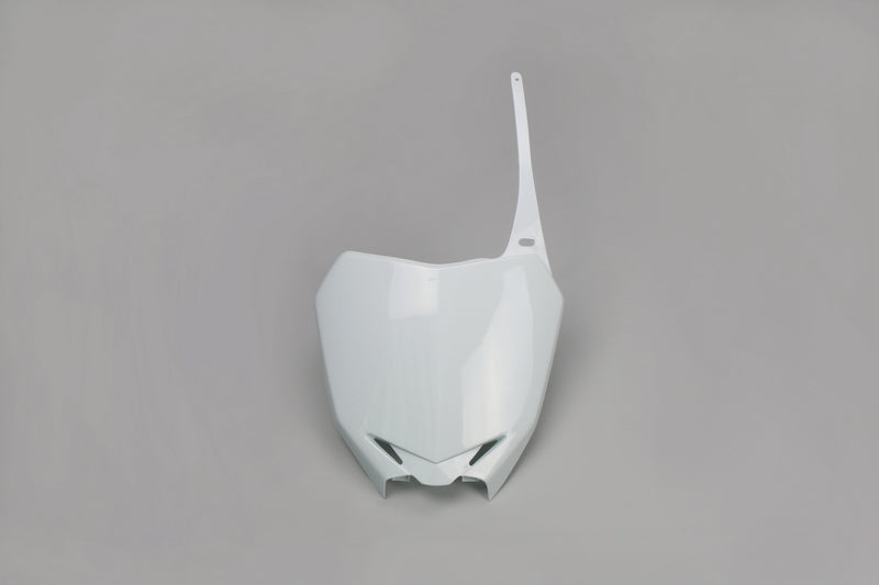 UFO Front Number Plate White Suzuki RM-Z250/450