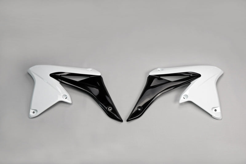 UFO Radiator Covers White Suzuki RM-Z250