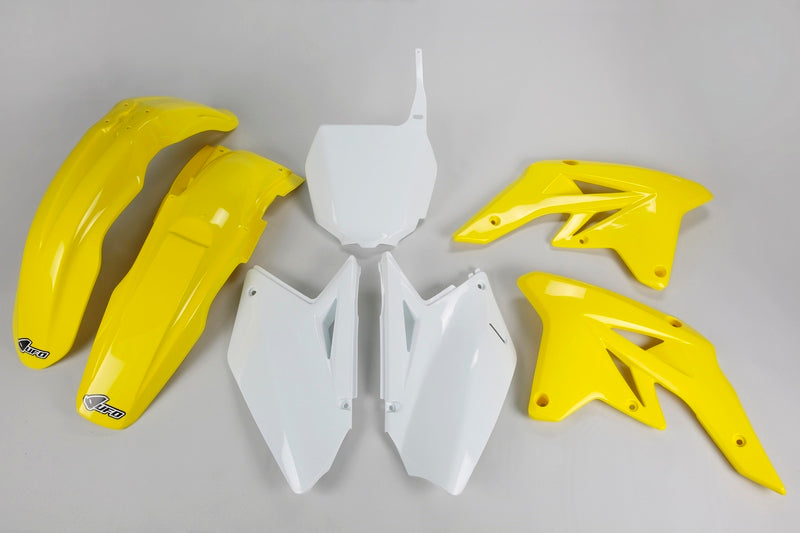 UFO Plastic Kit OEM Color Yellow/White (2009) Suzuki RM-Z250