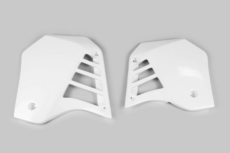 UFO Radiator Covers White Yamaha YZ125