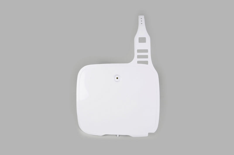 UFO Front Number Plate White Yamaha