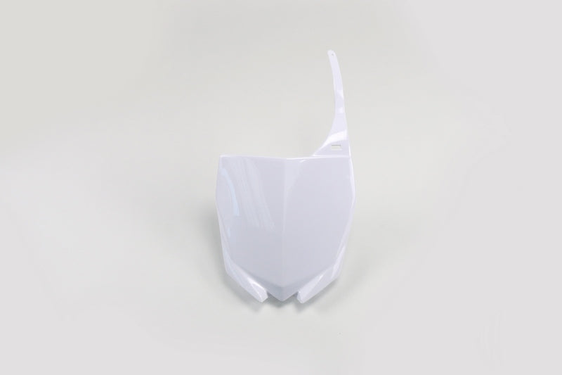 UFO Front Number Plate White Yamaha