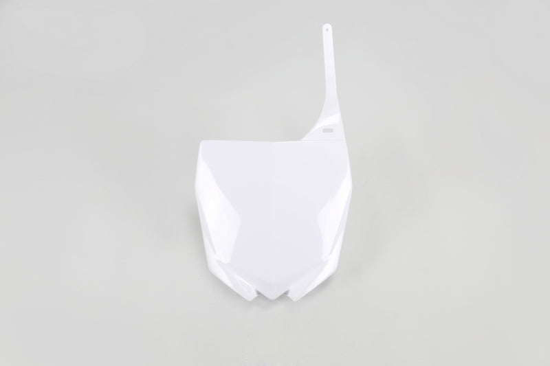 UFO Front Plate Husqvarna White Yamaha YZ125/250