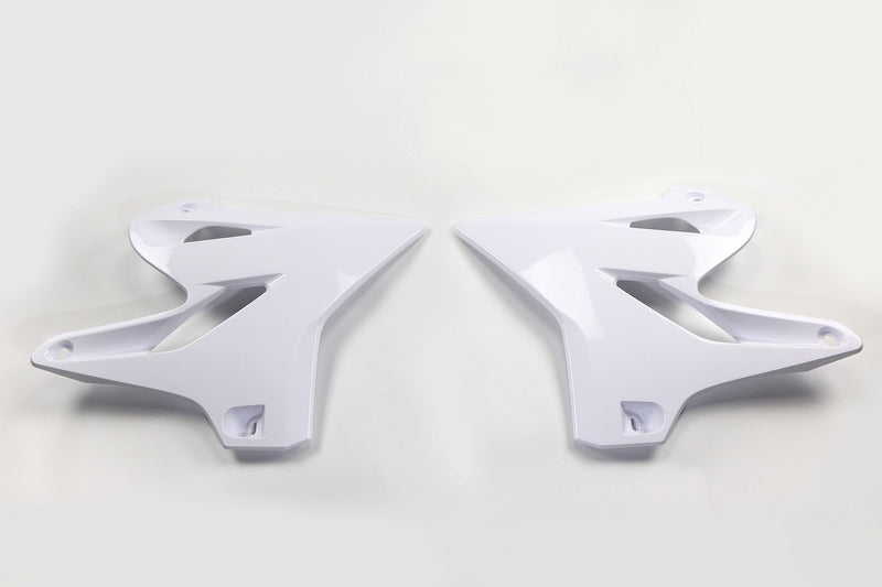 UFO Radiator Covers White Yamaha YZ125/250