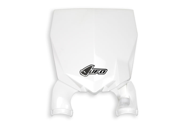 UFO Stadium Front Number Plate White Yamaha YZ-F/YZ