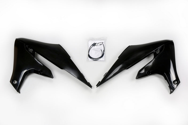UFO Radiator Covers Black Yamaha YZF450F