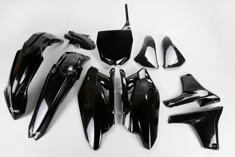 UFO Plastic Kit Black Yamaha YZ450F