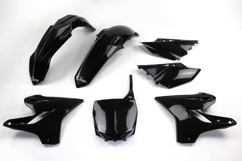 UFO Plastic Kit Black Yamaha YZ125/250