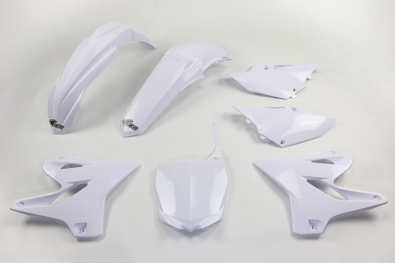 UFO Plastic Kit White Yamaha YZ125/250