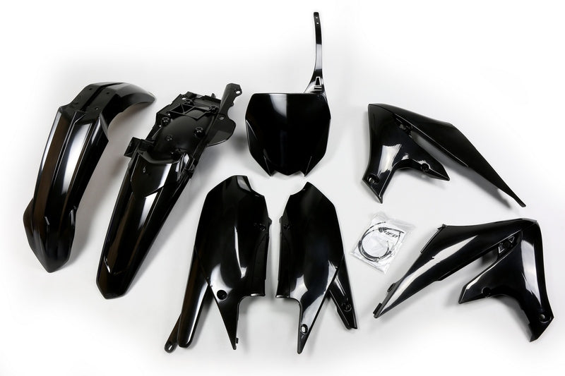 UFO Plastic Kit Black Yamaha YZ450F
