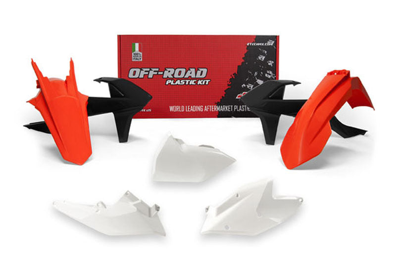 RACETECH Plastic Kit OEM Color (2018) Red/Black/White KTM