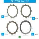 NEWFREN Standard Steel + Friction Clutch Plates Kit