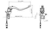 BREMBO Brake Master Cylinder Ø18x21mm Titanium