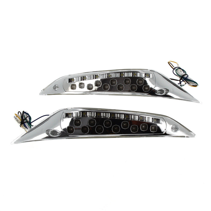 V PARTS OEM LED Type Indicators Chrome Piaggio Zip 50