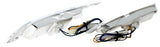 V PARTS OEM LED Type Indicators Chrome Piaggio Zip 50