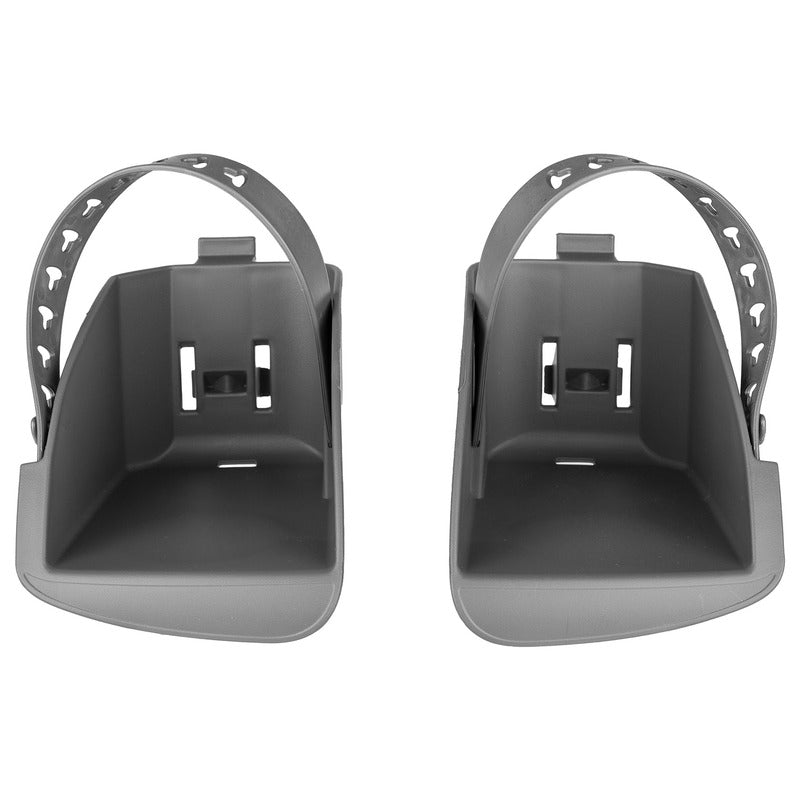 POLISPORT Footrests + Straps Dark Grey Koolah Ff / Cfs