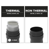 POLISPORT Thermal Bottle T500 Black/Red 500/650ml
