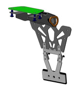 V PARTS Plate Holder Black - Yamaha MT-10