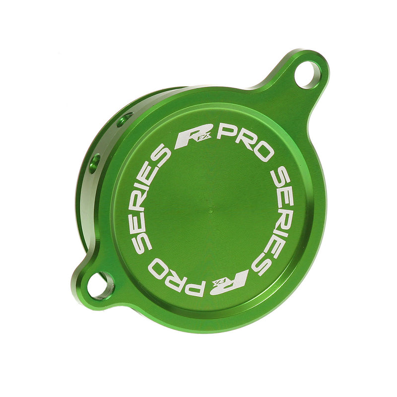 RFX Pro Series Oil Filter Cover - Green