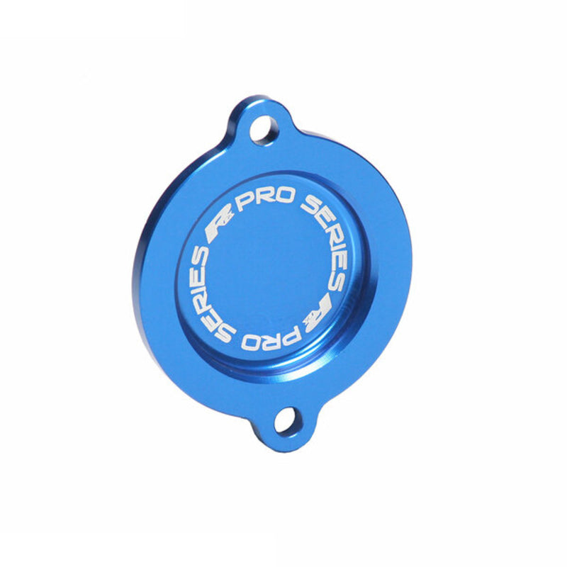 RFX Pro Series Oil Filter Cover - Blue
