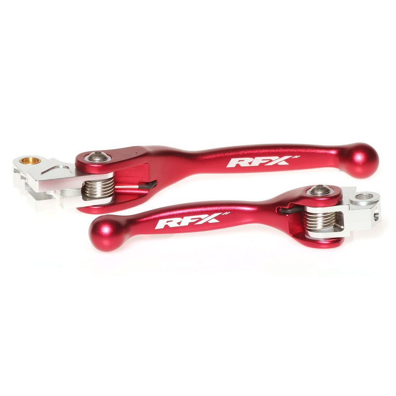 RFX Race Series Flexible Levers Set - Red