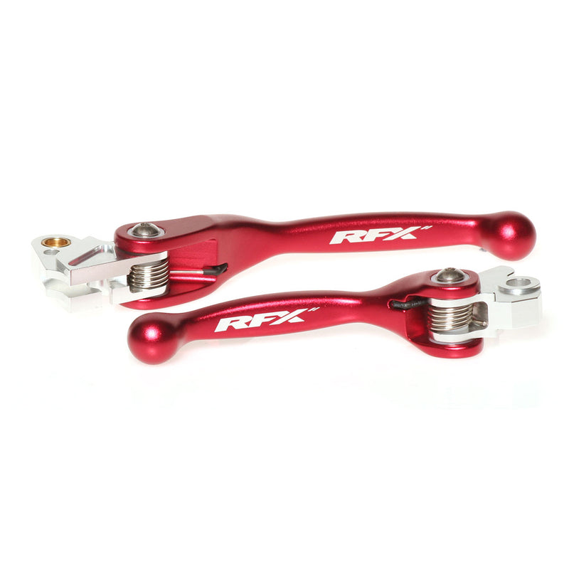 RFX Race Series Flexible Levers Set - Red