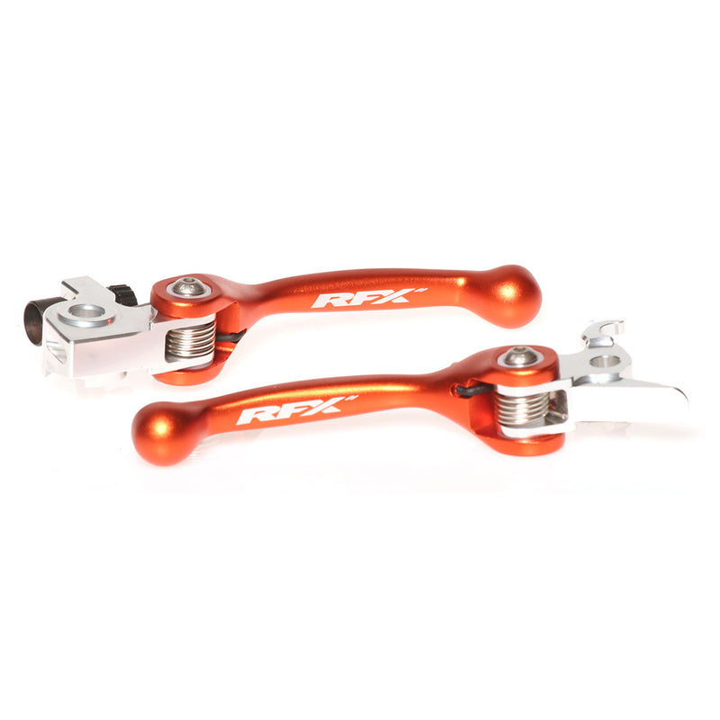 RFX Race Series Flexible Levers Set - Orange - Brembo Brake / Brembo Clutch