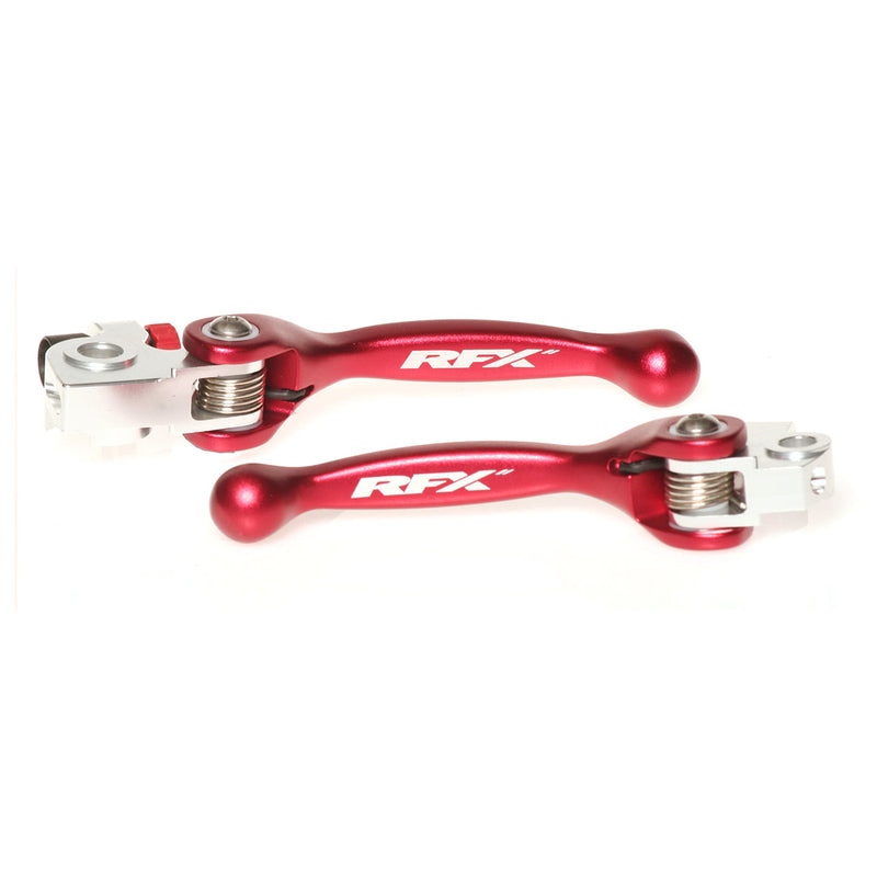 RFX Race Series Flexible Levers Set - Red - all AJP Trials/not Sherco