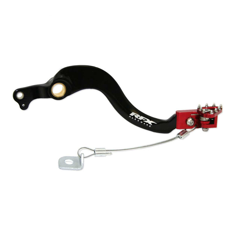 RFX Pro Series Flexi-Tip Rear Brake Lever - Black/red