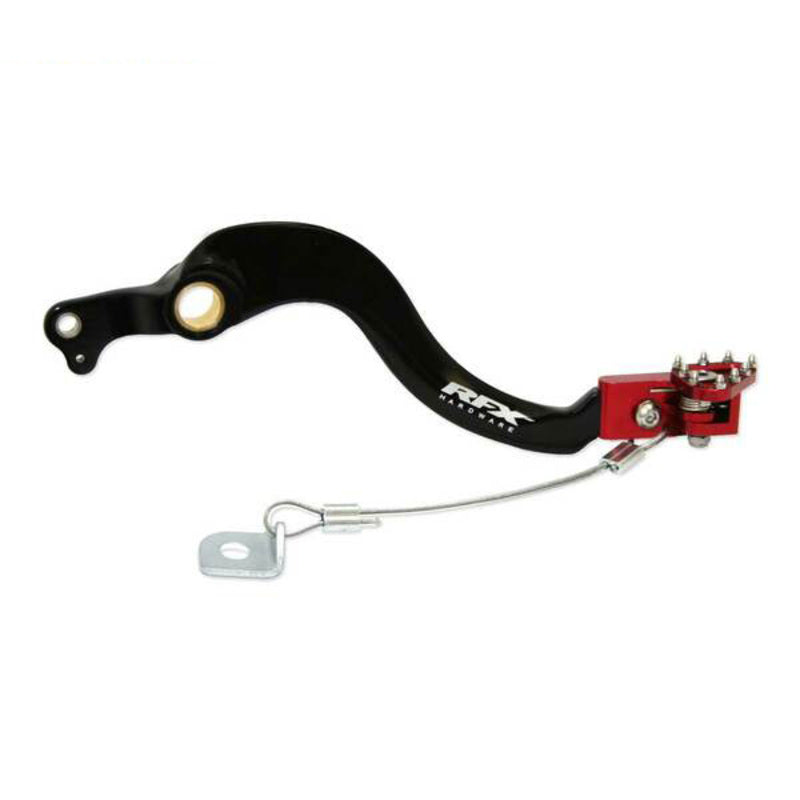 RFX Pro Series Flexi-Tip Rear Brake Lever - Black/red