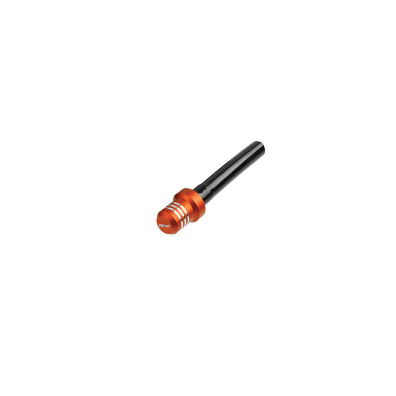 RFX Gas Tank Valve - Shorty Inc 1 Way Cap - Orange