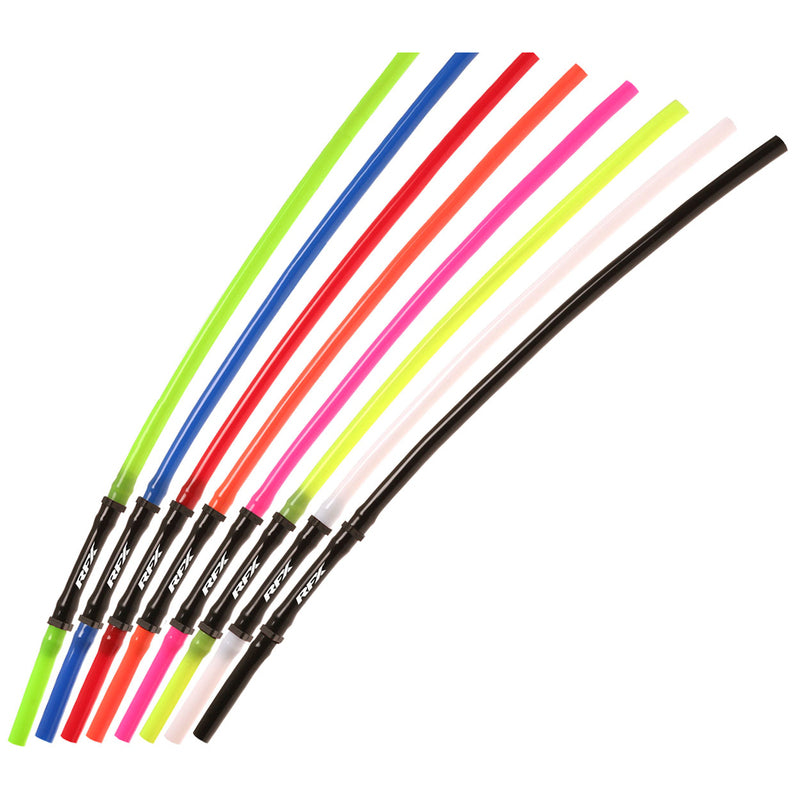 RFX Race Series Vent Tube - Long Pipe Inc 1 Way Valve 5 pcs - Black