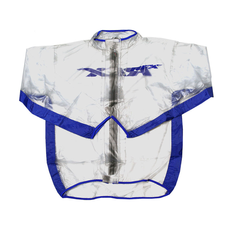 RFX Sport Series Wet Jacket Size Adult Size M - Clear/blue