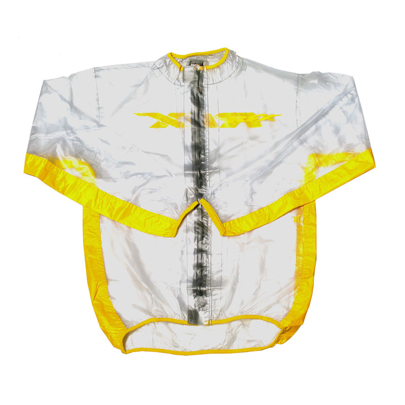 RFX Sport Series Wet Jacket Size Adult Size XL - Clear/yellow