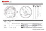 KOSO DL-04 Tachometer/Speedometer - BMW R Nine T