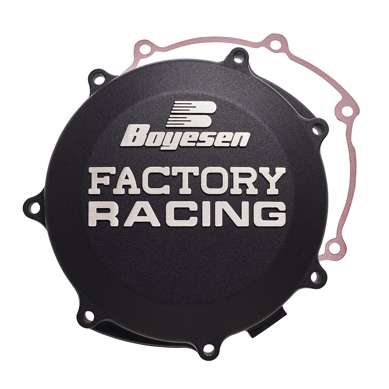BOYESEN Factory Racing Clutch Cover Black - Yamaha YFZ450