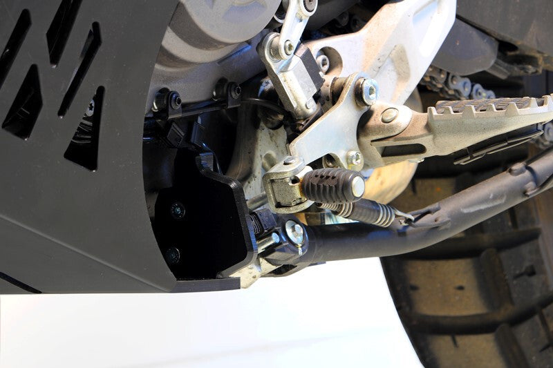 AXP Adventure Skid Plate - HDPE 8mm - for Hepco & Becker Crash Bars