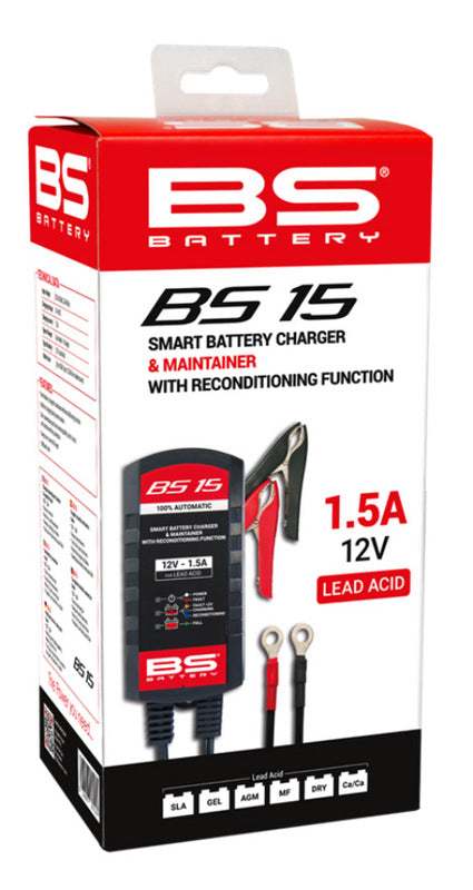 BS BATTERY BS15 Smart Battery Charger